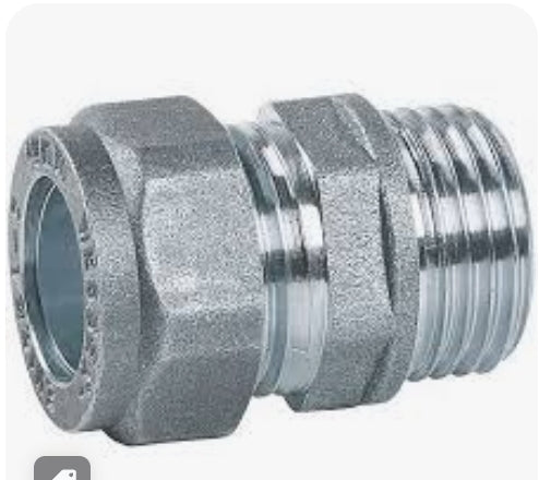 Monotrou chrome 1/2*3/8