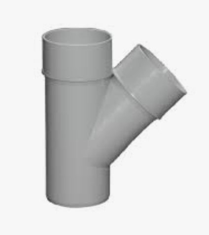 Pvc tee Y 6"