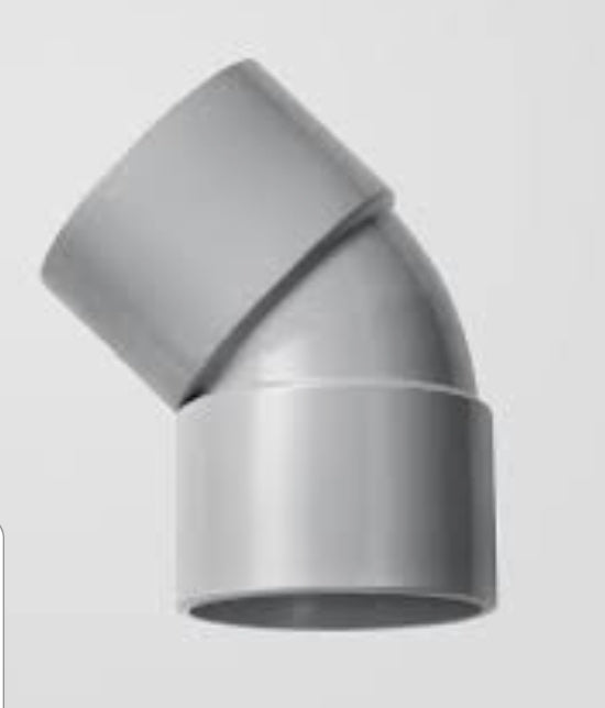 Pvc elbow 45⁰ 1"