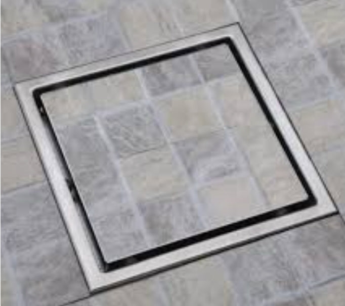 Hidden floor drain 15cm. غطاء مصفاية غمس