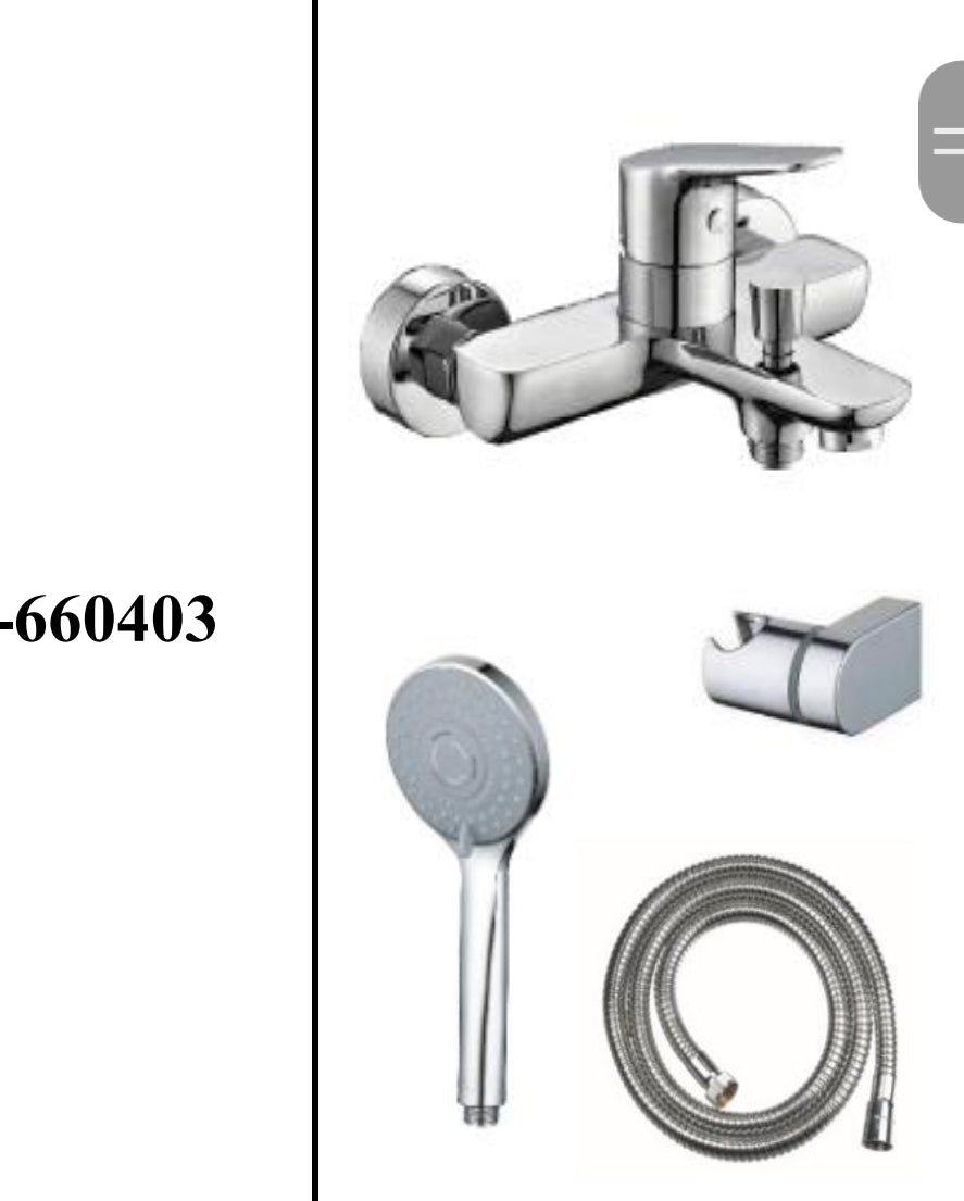 Shower mixer copper