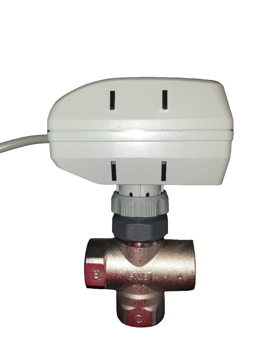 Electric 3 way valve 3/4"