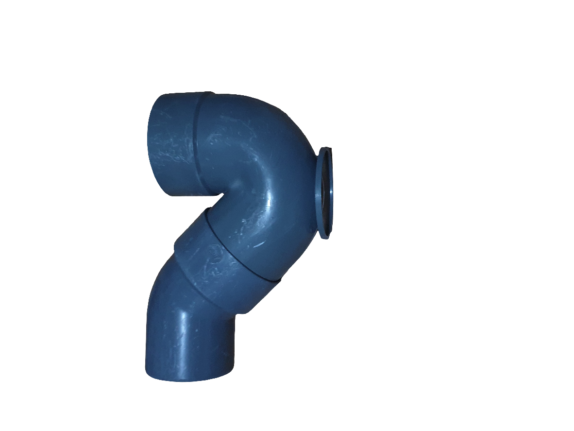 Pvc كوع مدفع 4