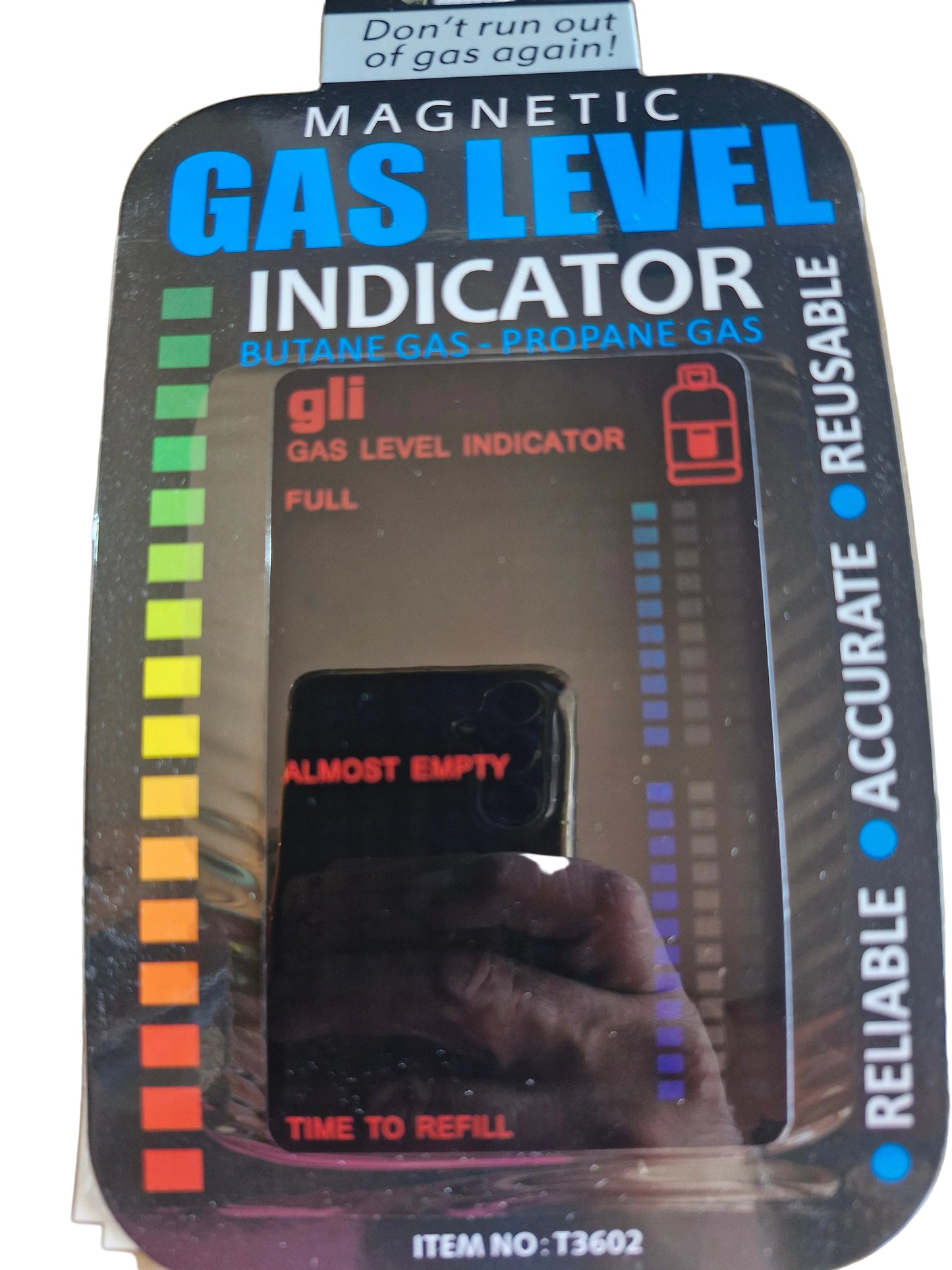 Gaz level indicator