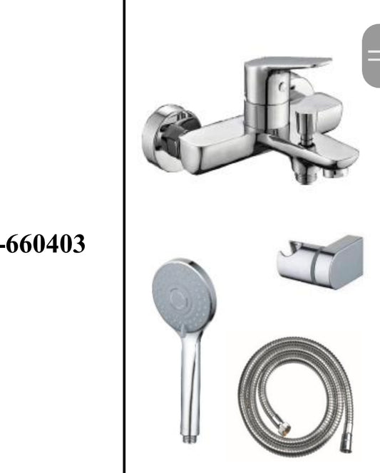 Shower mixer copper