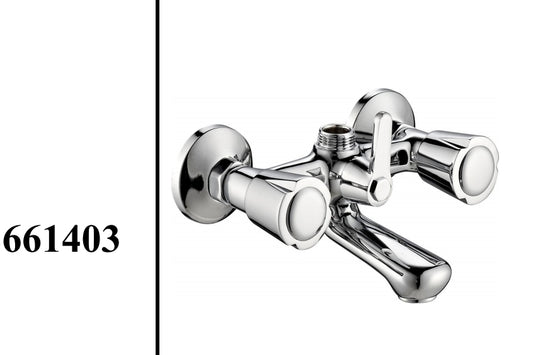 Lavabo and shower mixer copper